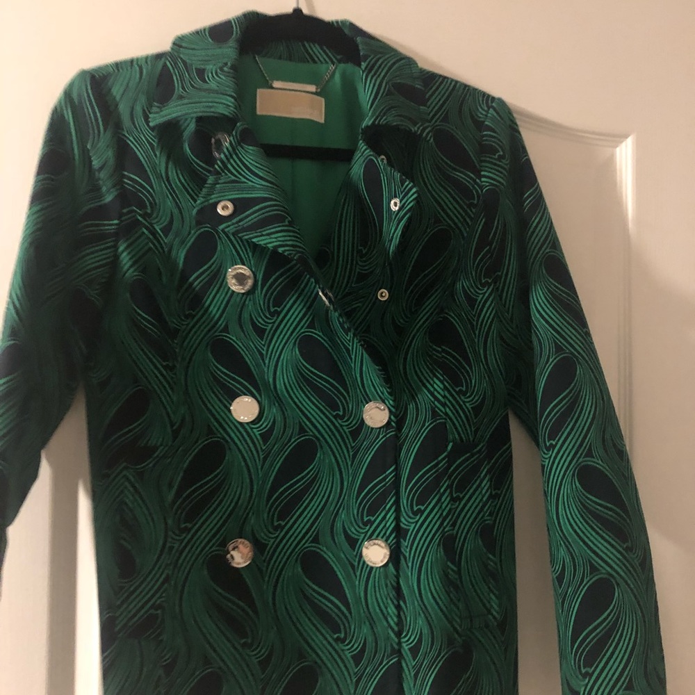 Michael Kors Light Weight Print Jacket